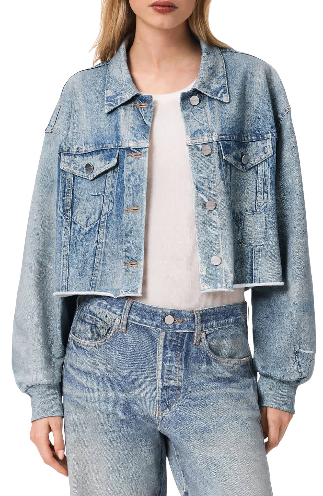 Anders Crop French Terry Illusion Shacket