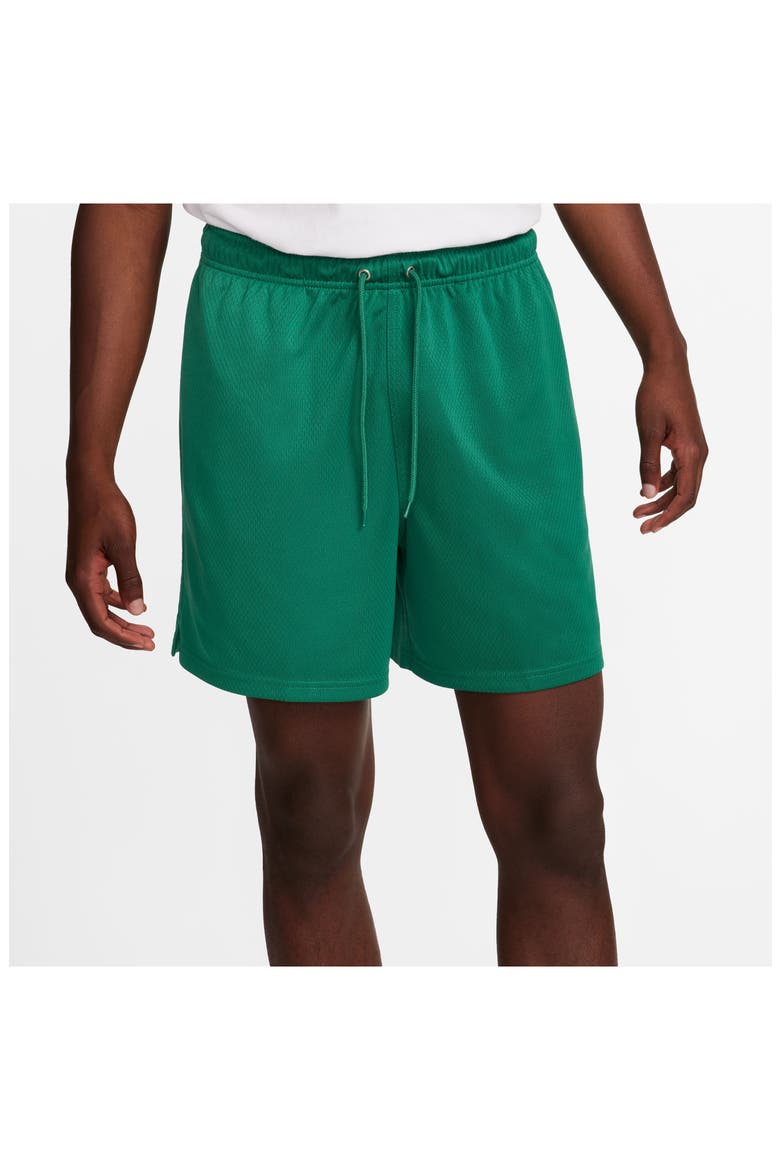 Club Flow Mesh Athletic Shorts, Alternate, color, 365 MALACHITE/WHITE