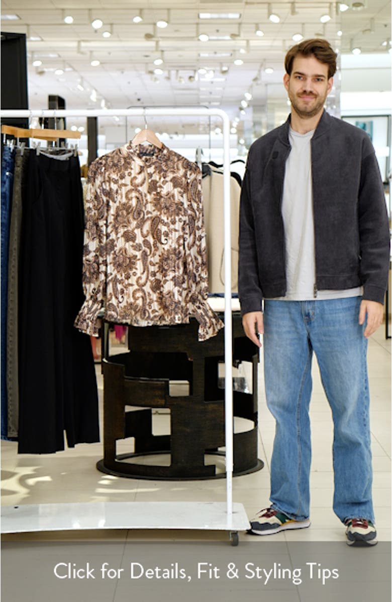 The Jayla Metallic Ruffle Top, sales video thumbnail