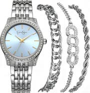 Jessica Simpson Bracelet Watch Set