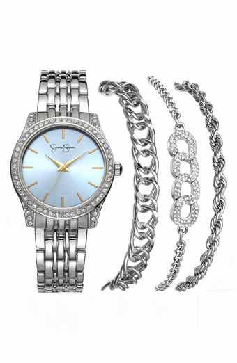 Jessica Simpson Bracelet Watch Set