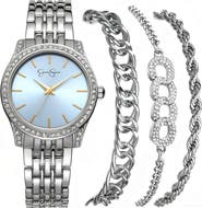 Jessica Simpson Bracelet Watch Set