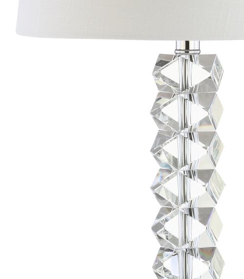 Shop Jonathan Y Julia Crystal Led Table Lamp In Clear