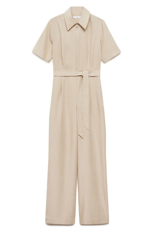 Belted Utility Jumpsuit