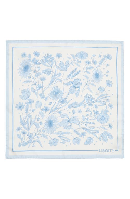 Liberty London Mono Muse Silk Square Scarf