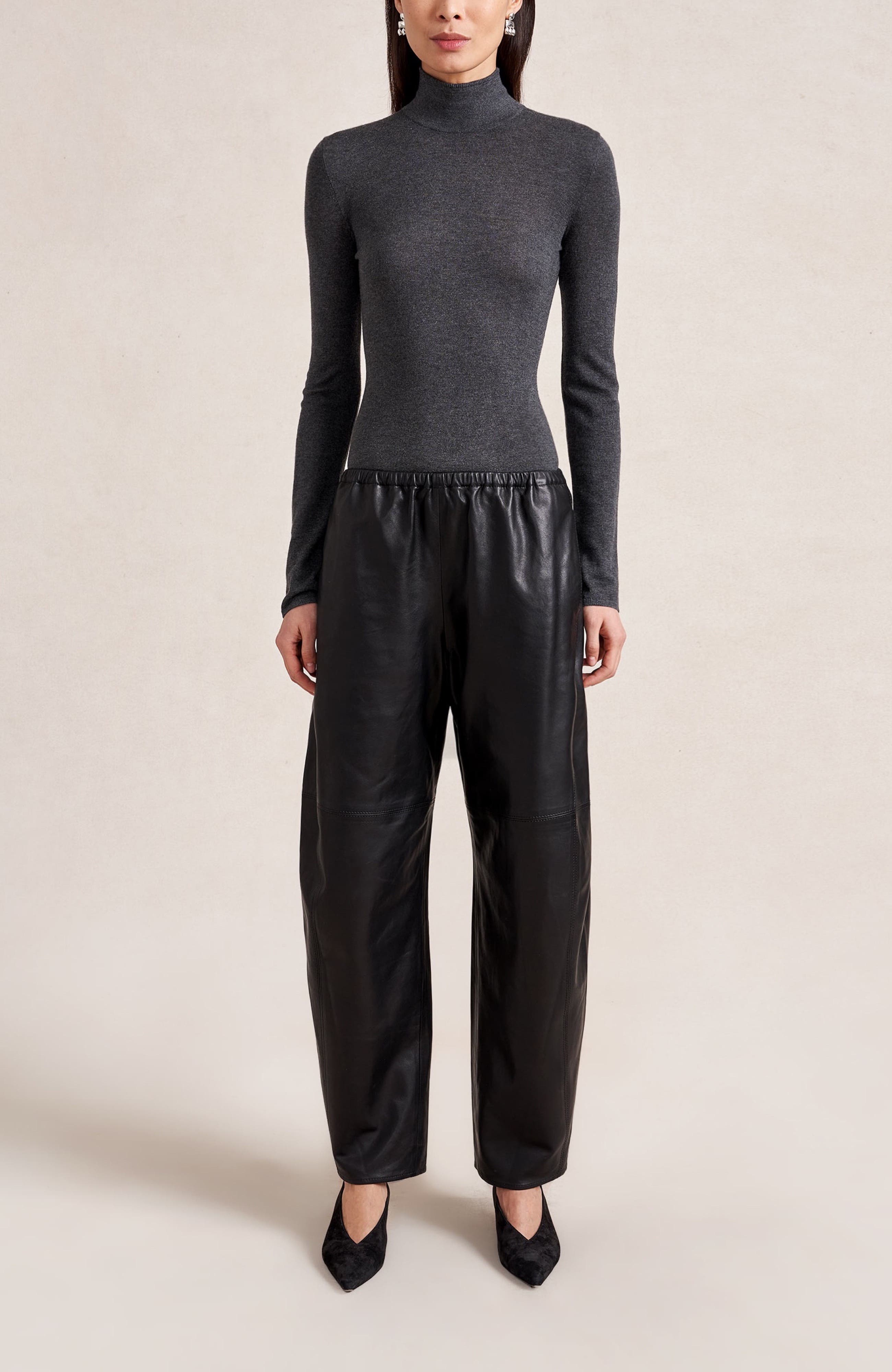Leather Barrel Colby Pant