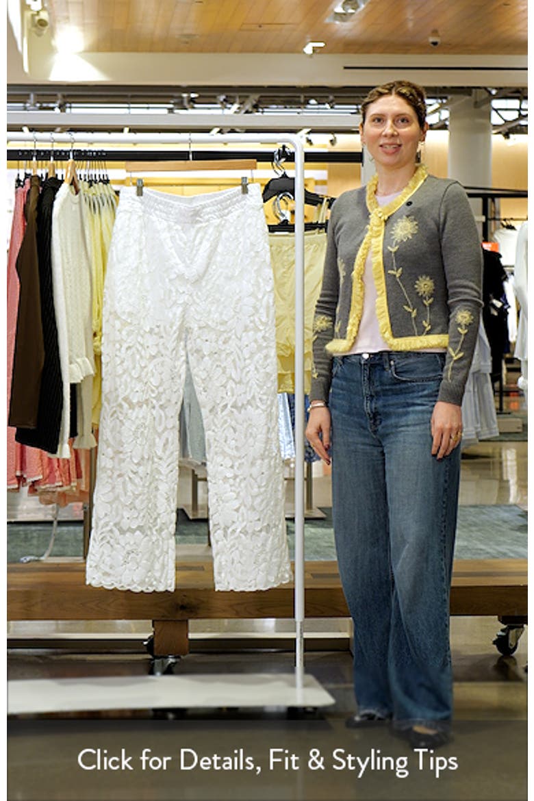 Amelie Lace Wide Leg Trousers video