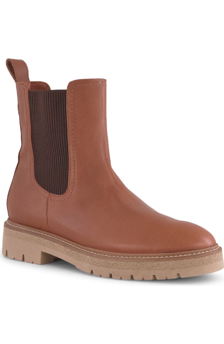 Naot Main Platform Bootie, Main, color, Peanut Brown Leather