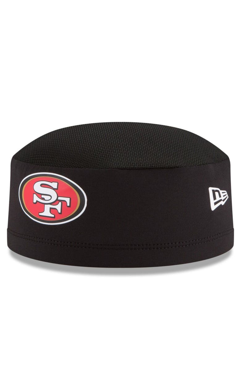 New Era Men's New Era Black San Francisco 49ers NFL Training Skully Cap, Main, color, 