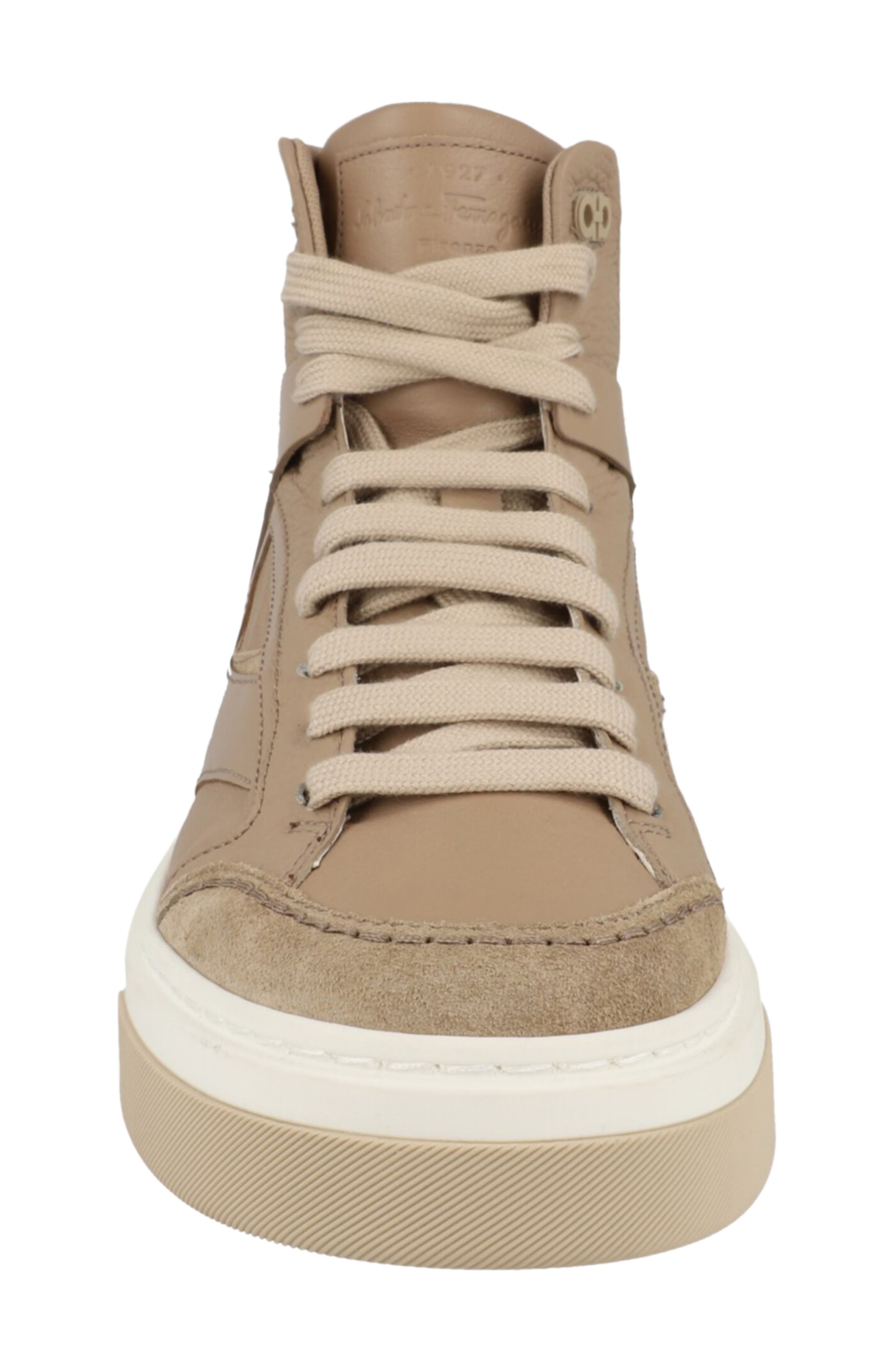 Cassio High Top Sneaker, Alternate, color, BONE
