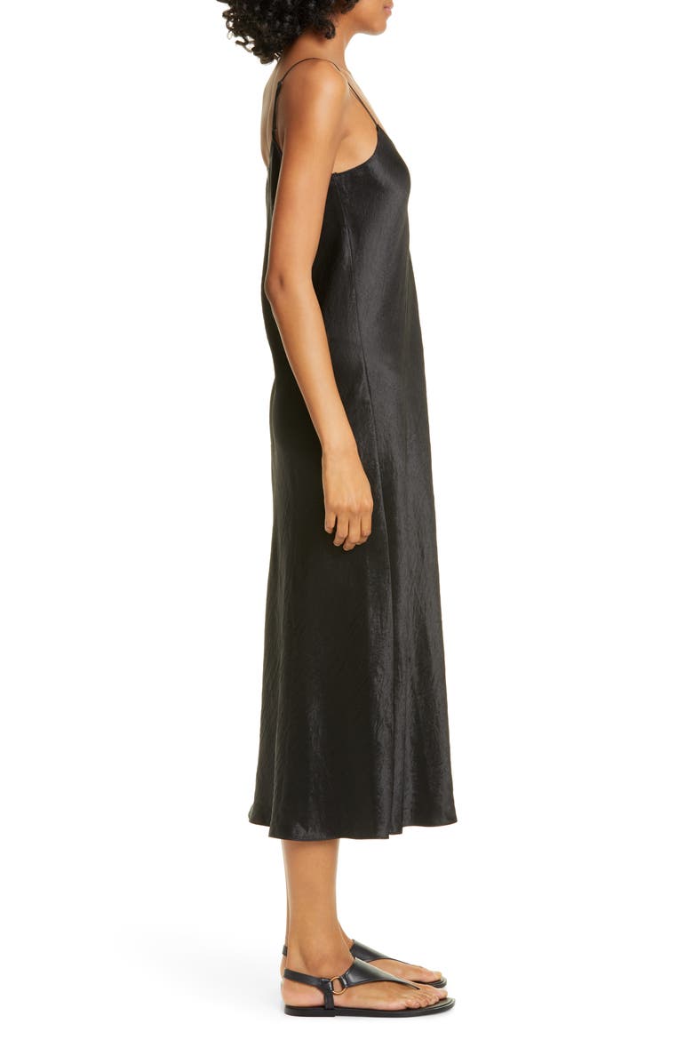 Satin Midi Slipdress, Alternate, color, 001BLK-BLACK