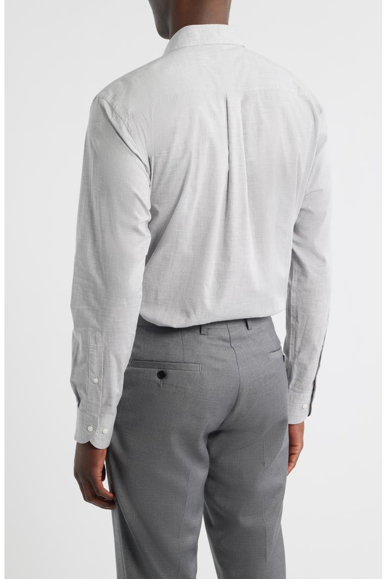 Brighton Perfect Poplin Button-Up Shirt, Alternate, color, BRITISH GREY