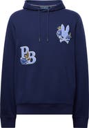 Psycho Bunny Auguste Floral Patch Hoodie