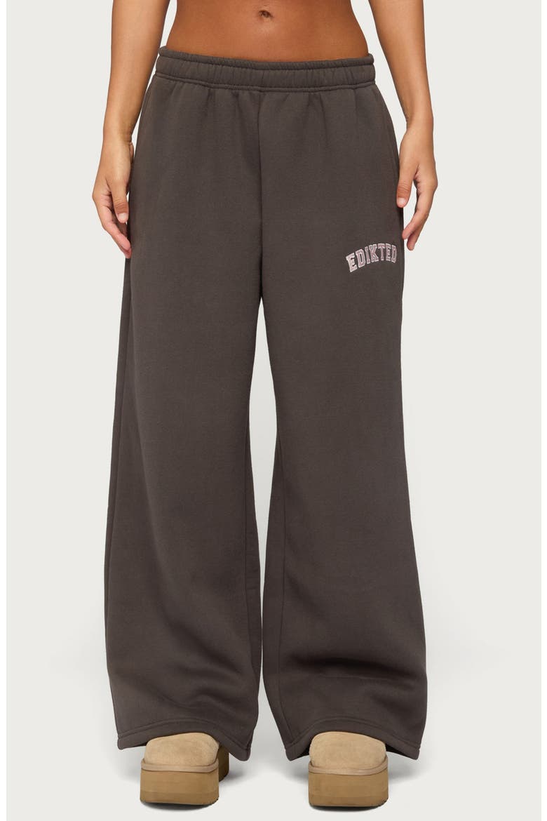 Major Wide Leg Sweatpants, Main, color, CHARCOAL