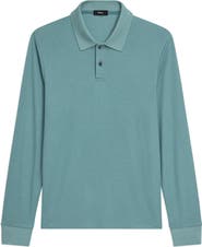 Theory Goris Anemone Milano Long Sleeve Polo