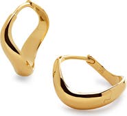 Monica Vinader Small Swirl Hoop Earrings
