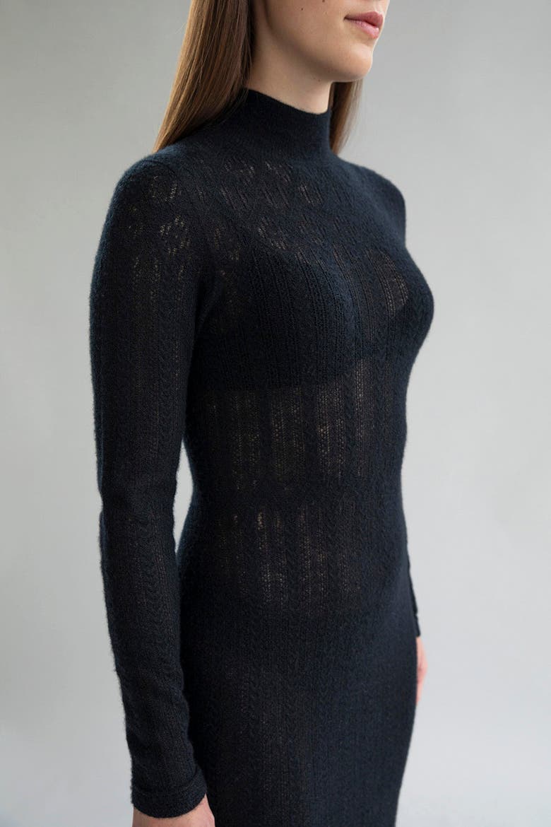 Margot Dress, Alternate, color, BLACK