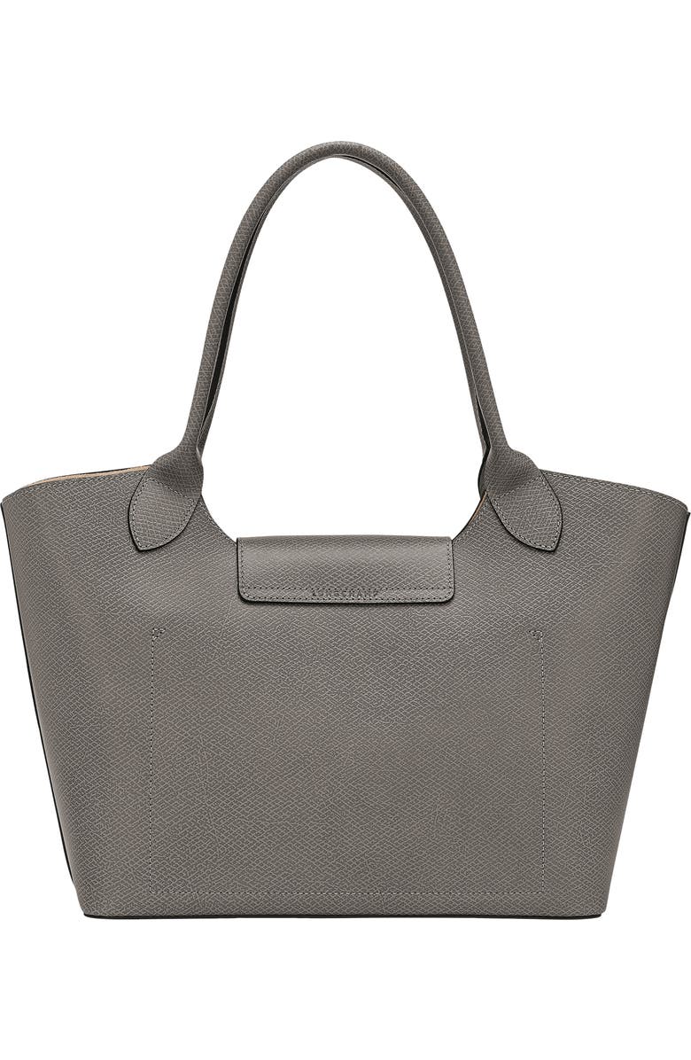 Longchamp Épure Leather Shoulder Tote, Alternate, color, Turtledove