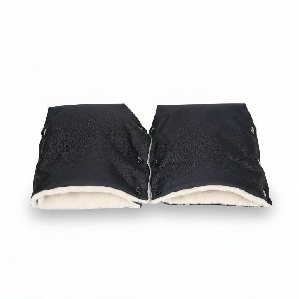 Cover Baby Llc Cover Baby Adult Organic Wool Handmuff Gloves In Black