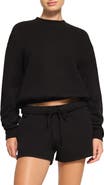 SKIMS Cotton Blend Fleece Classic Crew Sweatshirt