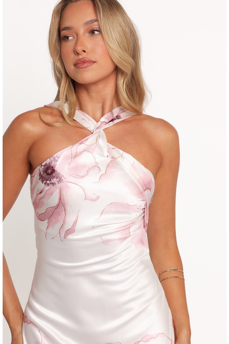 Regina Floral Stain Maxi Dress, Alternate, color, PINK FLORAL