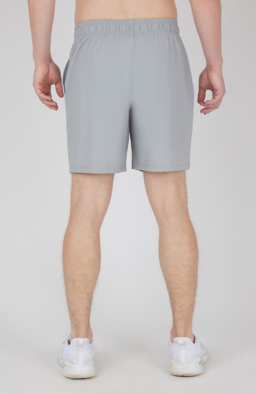 90 Degree By Reflex Warp End Zone Shorts In Sleet