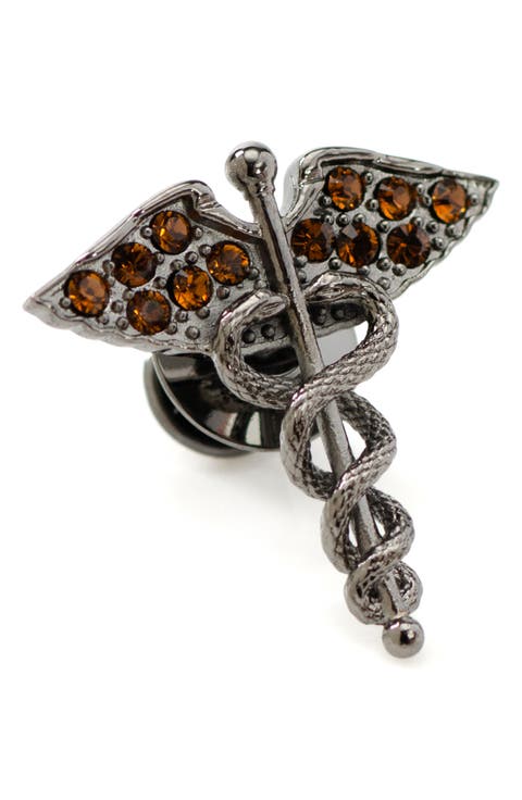 Caduceus Lapel Pin