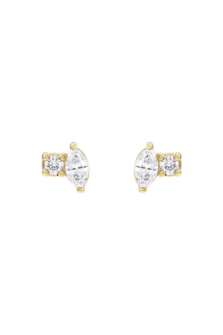 .08 CT Natural Diamond Earrings in 14K Gold, Alternate, color, Gold