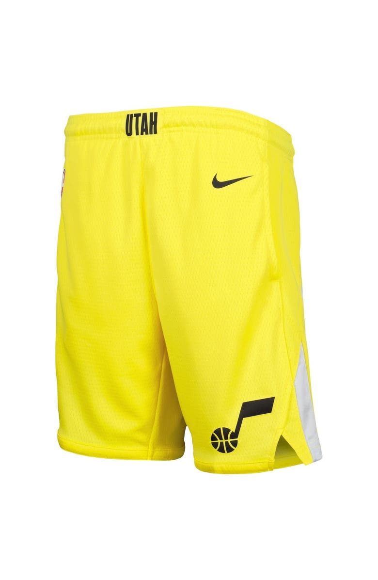 Nike Youth Nike Gold Utah Jazz Icon Swingman Performance Shorts, Alternate, color, Gold