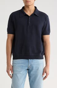 Citizens of Humanity Banded Cotton Piqué Polo