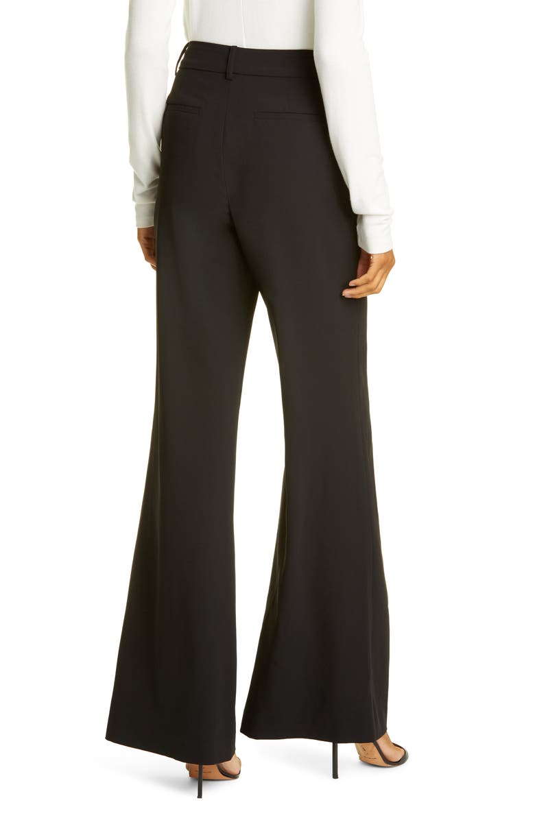 Alice + Olivia Dylan Bootcut Pants, Alternate, color, Black