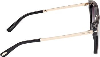 Philippa 68mm Gradient Square Sunglasses