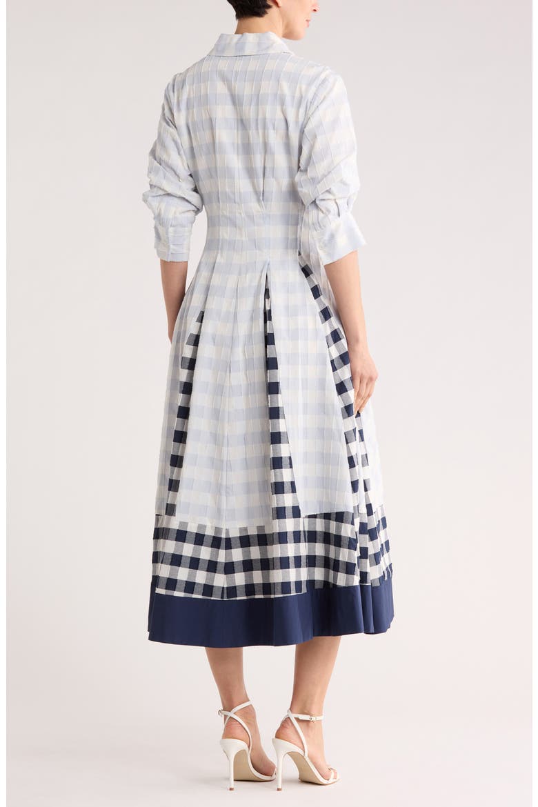 Jazz Pintuck Cotton Shirtdress, Alternate, color, PERIWINKLE SKY MULTI