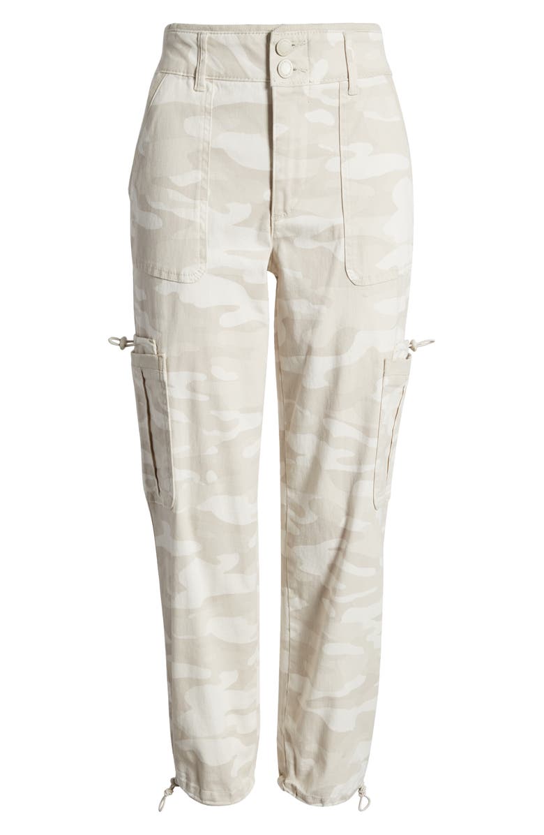 Wit & Wisdom 'Ab'Solution Camo Print Skyrise Ankle Stretch Twill Cargo Pants, Alternate, color,