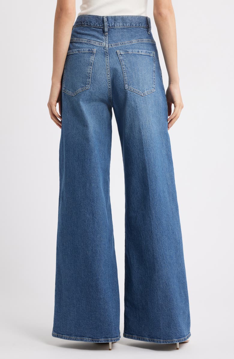 MANGO Elise Wide Leg Jeans, Alternate, color, 