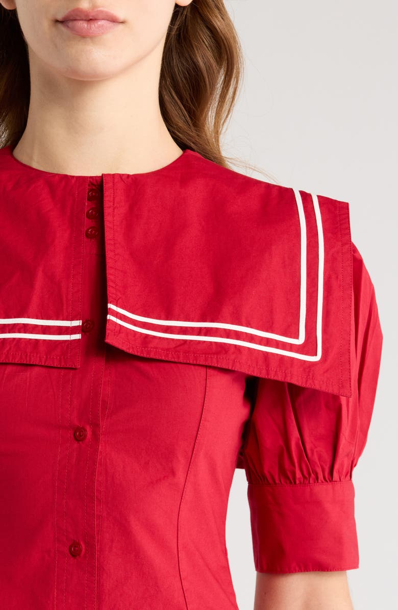 Damson Madder Keisha Organic Cotton Top, Alternate, color,