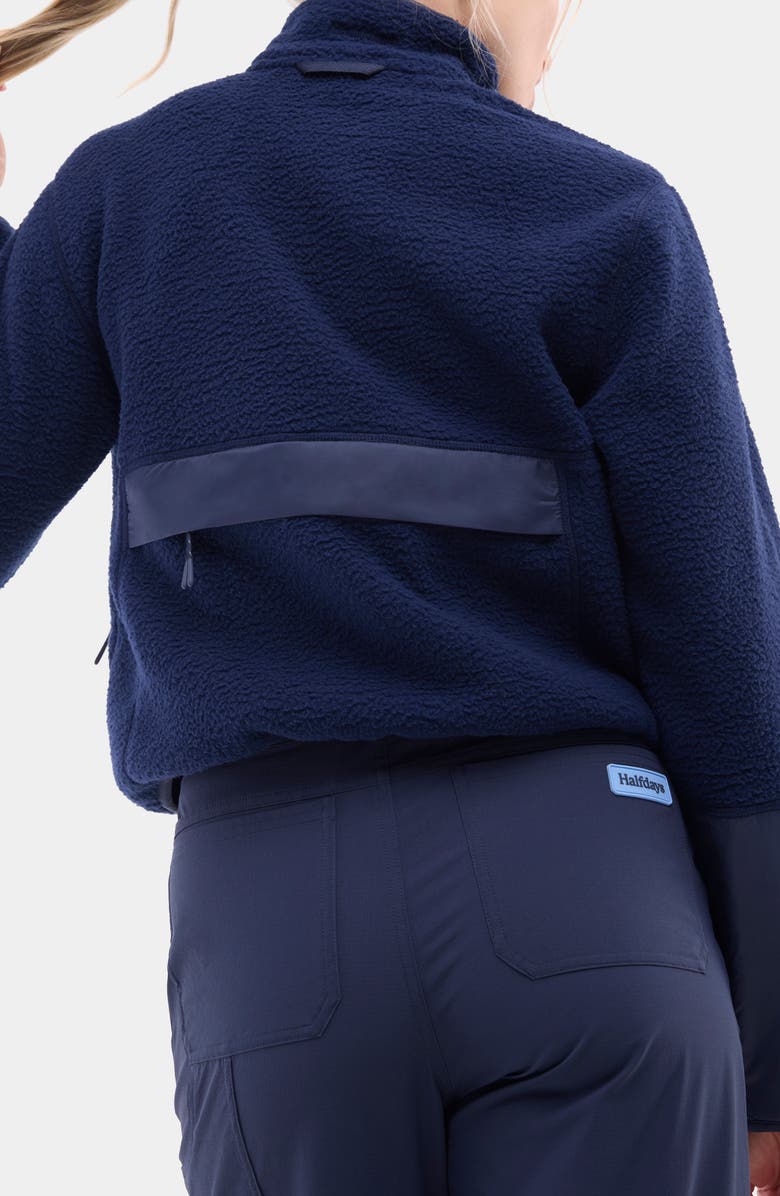 Halfdays Chapelle Water Repellent Fleece Jacket, Alternate, color,