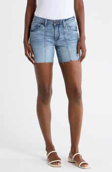KUT from the Kloth Kity Raw Hem Denim Shorts