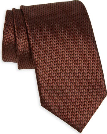 TOM FORD Two-Tone Basket Weave Silk Tie | Nordstrom