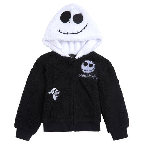 Disney Faux Shearling Hoodie In Black