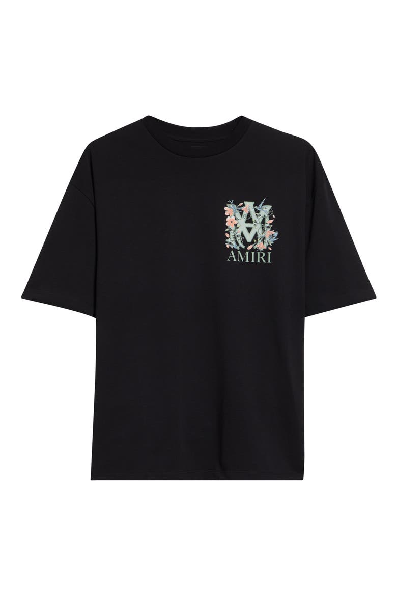 MA Floral Oversize Graphic T-Shirt, Alternate, color, BLACK ARCHIVED