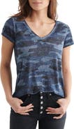 Lucky Brand Camo Burnout T-Shirt