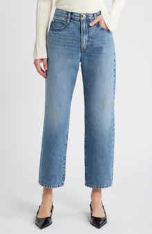 FRAME The Hang Ankle Straight Leg Jeans