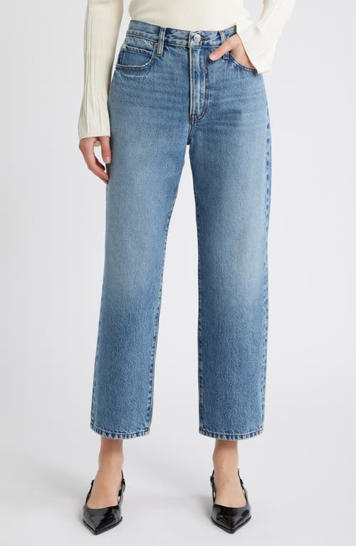 Frame The Hang High Waist Ankle Straight Leg Jeans In Seattle