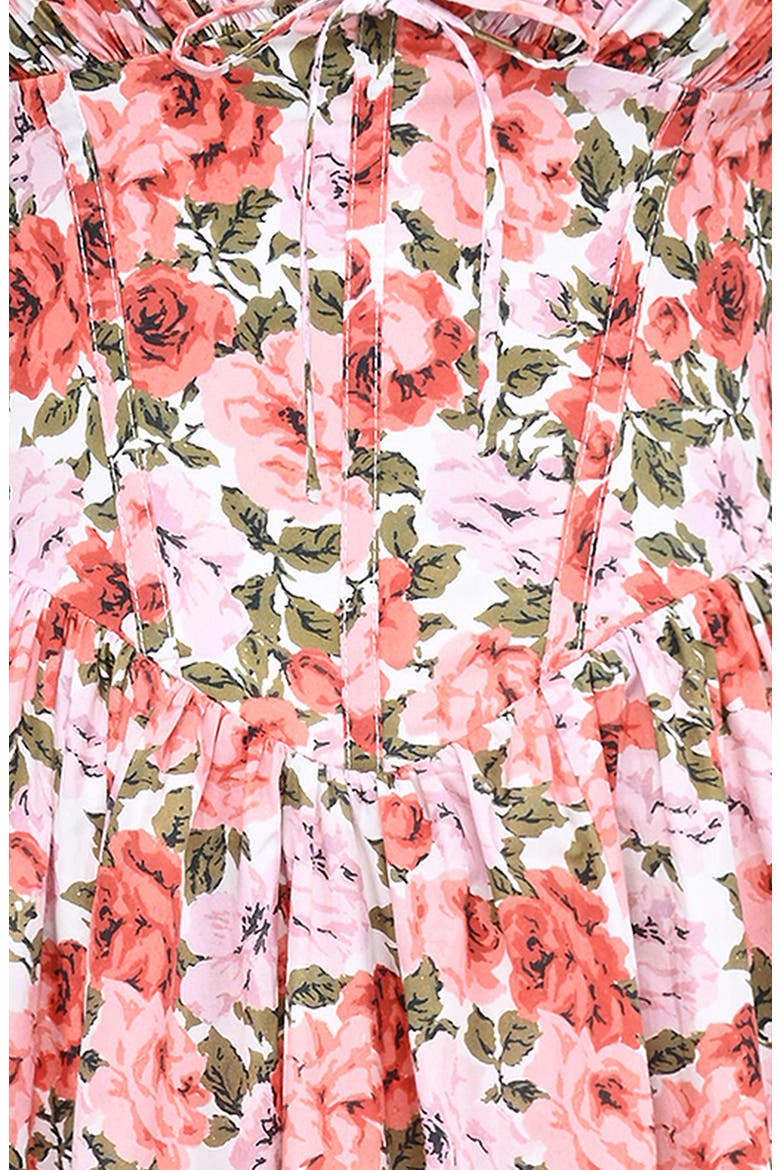 Emmelina Floral Print Sleeveless Dress, Alternate, color, ROSE PRINT