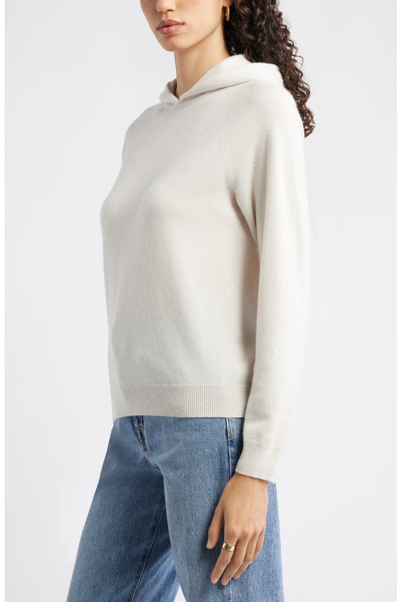 Cashmere Sweater Hoodie, Alternate, color, IVORY SAND