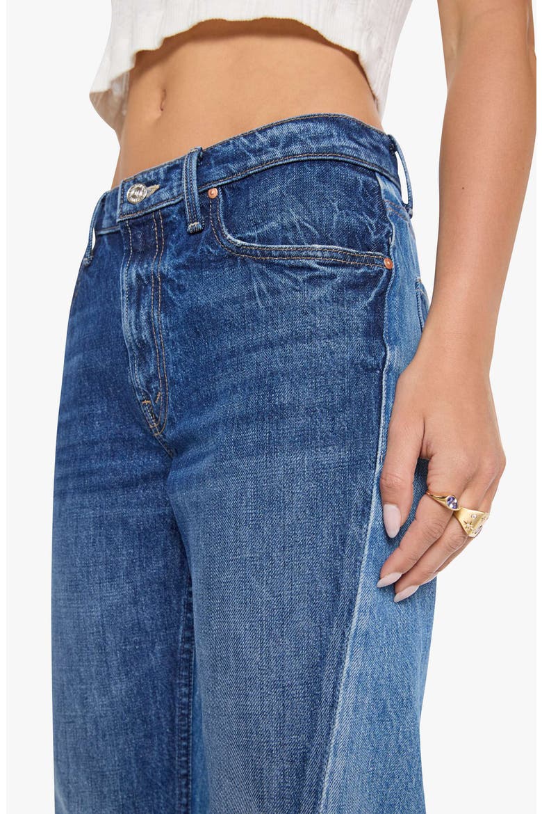 Bookie Slit Twist Heel Fray High Waist Bootcut Jeans, Alternate, color, DOUBLE TAKE