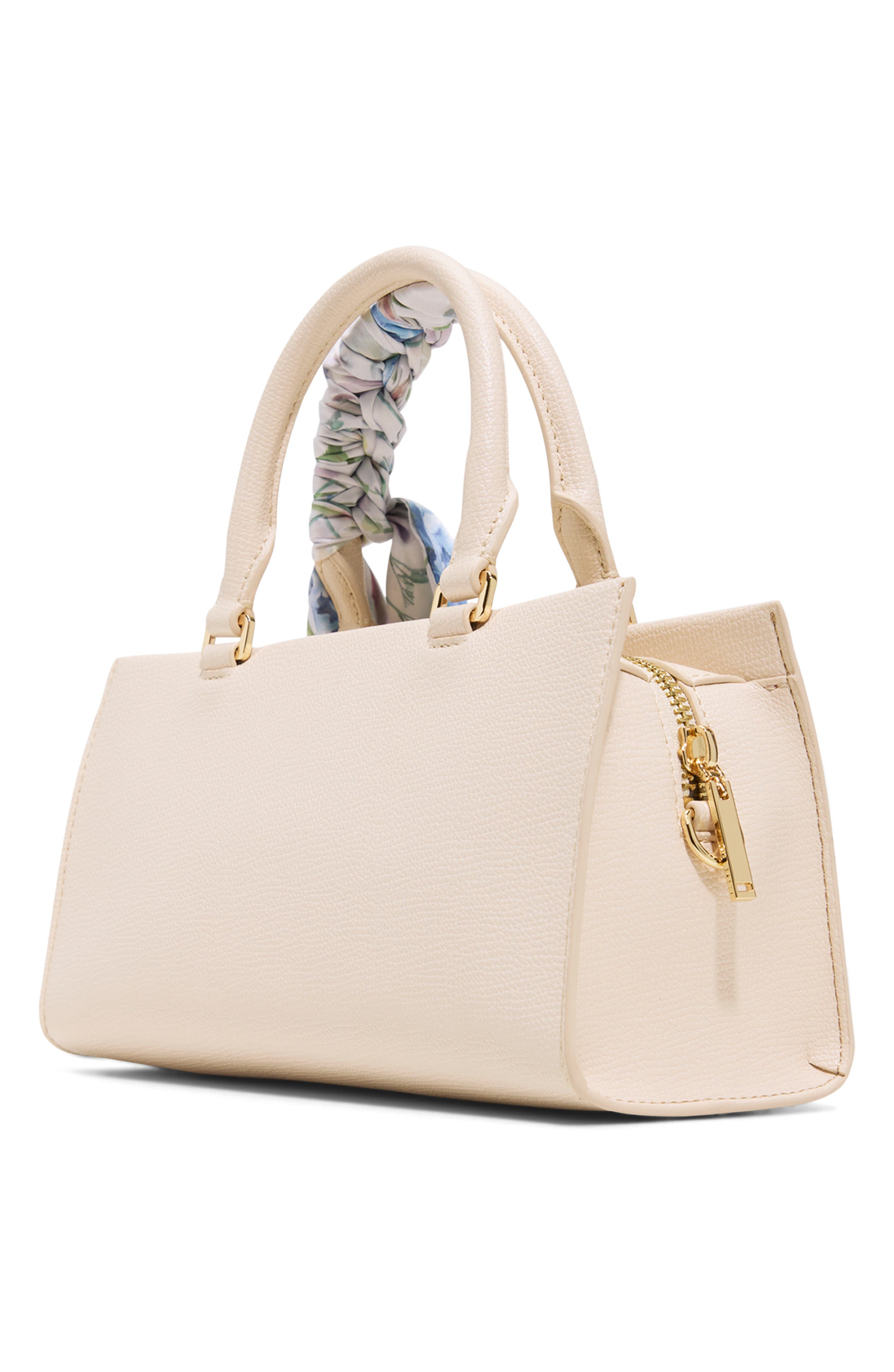 Farah Faux Leather Handbag, Alternate, color, ICE