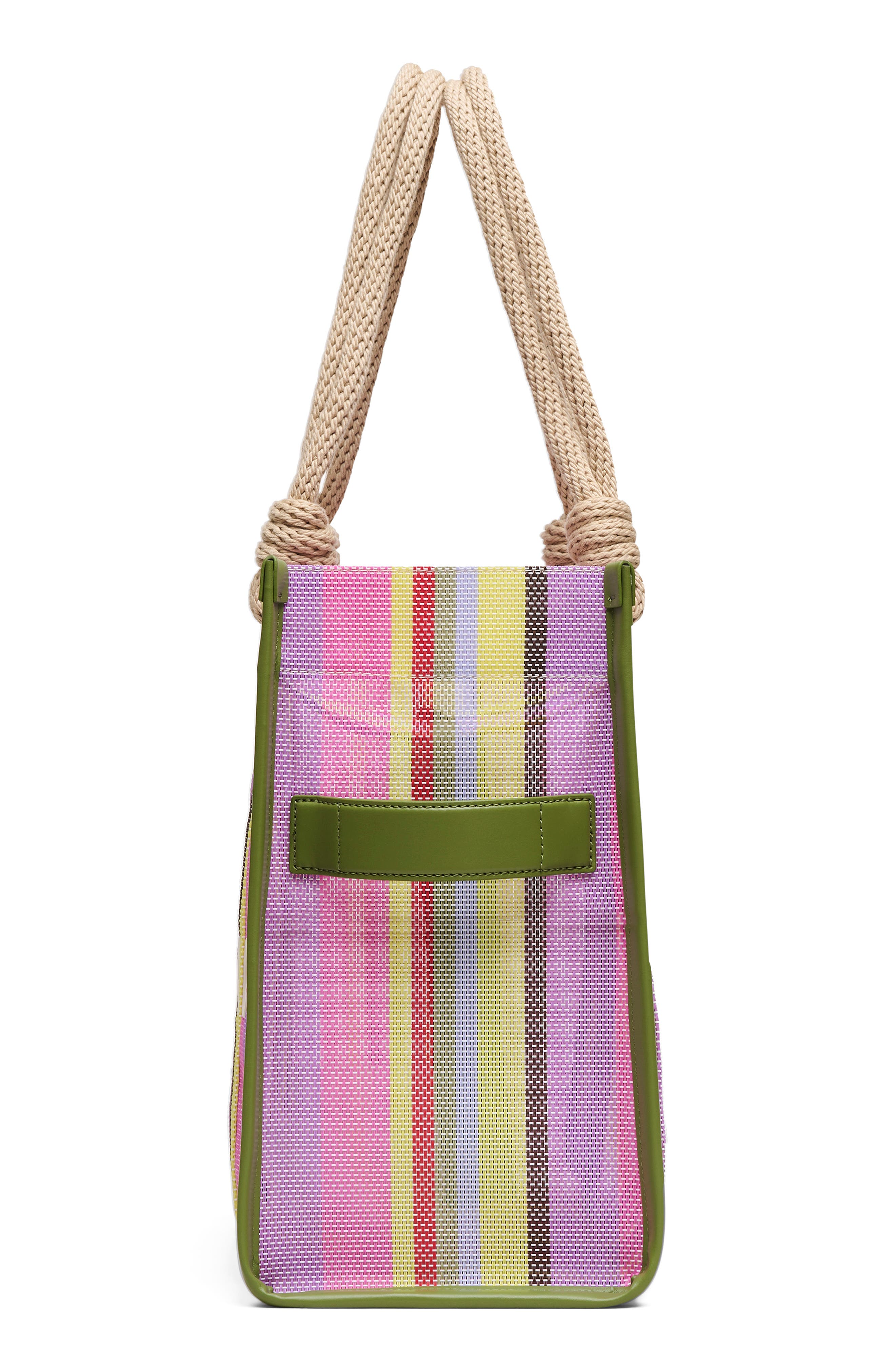 Marc Jacobs The Stripe Mesh Large Tote Bag, Alternate, color, Purple Multi