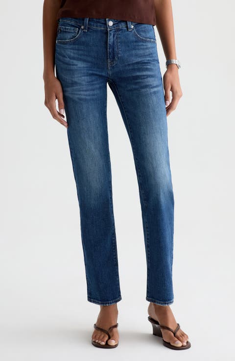 Sandra Low Rise Straight Leg Jeans
